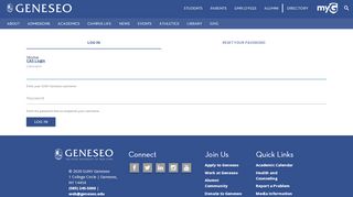 
                            3. Log in | SUNY Geneseo - Mygeneseo Portal