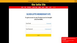
LOG-IN — the lotto life  

