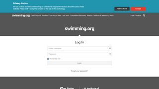 
                            2. Log In | The Swim England Identity Service - Swimming.org - Ios Swimming Portal