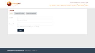 
Log in | TherapyEd  
