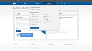 
                            7. Log in to Bell Business Self serve - Bell Canada - Aliant Mobility Portal