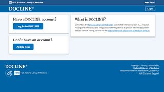 
                            1. Log In to DOCLINE - Docline Portal
