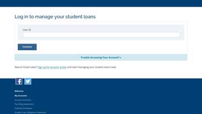 Log in to manage your student loans - mygreatlakes.org