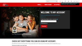 
                            7. Log in to My Account - Virgin Mobile Canada - My Virgin Media Portal