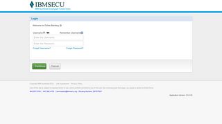 
                            1. Log in to Online Banking - IBMSECU - Ibm Se Efcu Portal