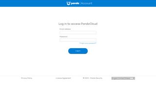 
Log in to Panda Account - Panda Security  

