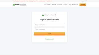 
                            1. Log-In To PIA's Anonymous VPN | Private Internet Access - Free Pia Portal