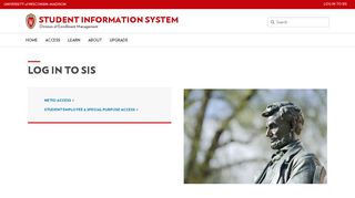 
                            6. Log In To SIS – Student Information System – UW–Madison