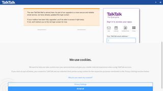 Log in to Webmail - TalkTalk