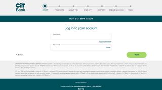 
                            5. Log in to your account - CIT-Open a New Account - Bankoncit Portal