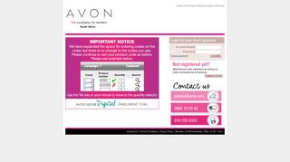 
Log in to your Avon Space  
