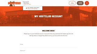 
                            1. Log In to Your HootClub Account - Hooters - Hooters Portal