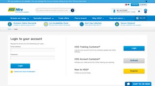 
                            1. Log in to your HSS Hire account | HSS Hire Login - Hss Online Portal
