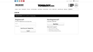 
                            1. Log In - TONI&GUY SHOP - Toni And Guy Login