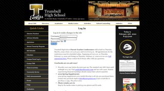 
                            4. Log In - Trumbull High School - Trumbull Public Schools - Ths Portal