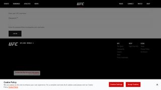 
                            1. Log in | UFC - Ufc Tv Login