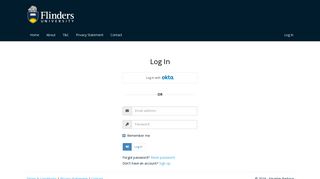 
                            8. Log In - vpermit - Okta Flinders Portal