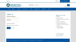 
                            3. Log In - Washington County Cooperative Library Services - Hillsboro Public Library Portal