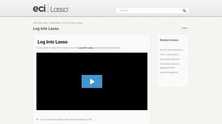 
                            3. Log into Lasso – Lasso Help Center - Lasso Crm Portal