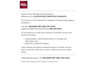 Log On - Enter User ID and PWD - BB&T