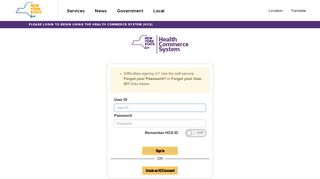 
                            4. Log on to the Health Commerce System - New York State Physician Profile Portal