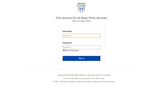 
                            1. Log on using your user name - Mayo Clinic - Mayo Clinic Portal For Employees