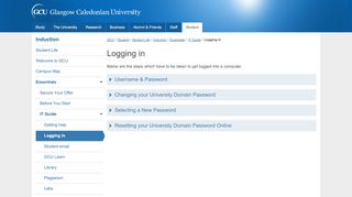 
                            7. Logging in | GCU - Glasgow Caledonian University - Glasgow Caledonian University Email Portal