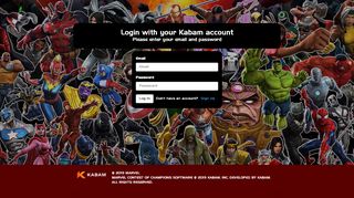 Logging in... - Marvel Contest of Champions - Kabam Com Portal