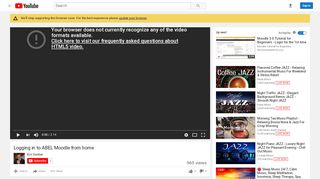 
                            9. Logging in to ABEL Moodle from home - YouTube - Abel Moodle Portal
