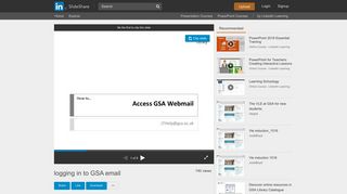 
                            6. logging in to GSA email - SlideShare - Gsa Vle Portal