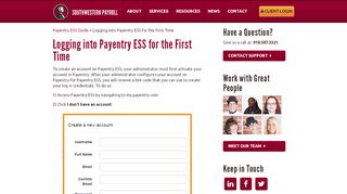 
                            11. Logging into Payentry ESS for the First Time – Southwestern ... - Time Payentry Com Portal