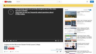 
Logging into the MyLassen Student Portal-Lassen College - YouTube
