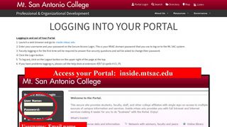 
                            5. logging into your portal - Mt. SAC - Mt Sac Sso Portal