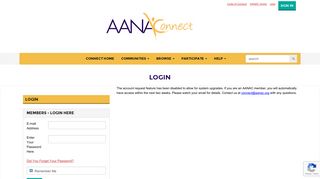 
                            5. Login - AANAC Connect - Aanac Sign In