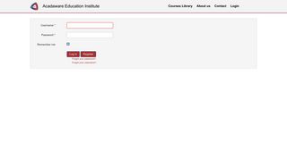 
                            5. Login - Acadaware Educational Institute - Acadaware Portal