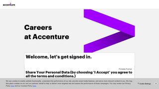 
                            2. Login - Accenture Talent Connection Portal