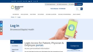 
                            4. Login Access - Brookwood Baptist Health - Brookwood Primary Care Cahaba Heights Patient Portal