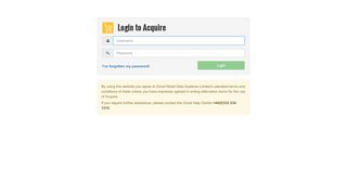 
Login - Acquire  
