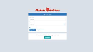 
                            5. Login - Agent Portal - Malindo Holidays - Malindo Air Travel Agent Portal
