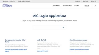 
                            4. Login - AIG.com - Granite Finance Ltd Portal