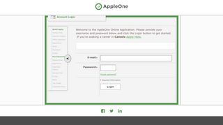 
                            3. Login - AppleOne - Apple One To One Portal