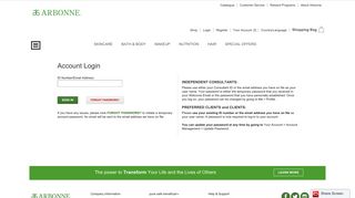 
                            1. Login - Arbonne - Arbonne My Office Portal