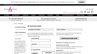 
                            5. Login - Ashley Stewart - Ashley Stewart Payment Portal