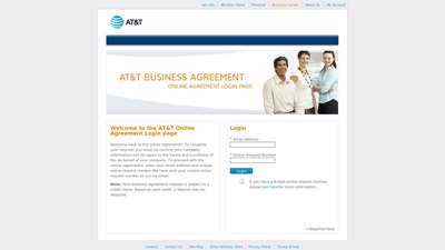 Login - AT&T BusinessDirect® Premier Business Agreement