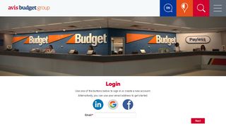 
Login – Avis Budget Group  
