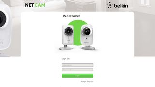 
                            1. Login - Belkin NetCam - Belkin Cam Portal