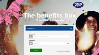 
                            1. Login - Benefex Holding Page - Boots Benefit Box Login
