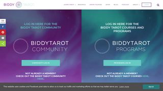 
Login | Biddy Tarot  
