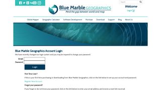 
                            5. Login - Blue Marble Geographics - Blue Marble Email Portal