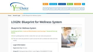 
                            7. LOGIN: Blueprint for Wellness System - Manatee Your Choice - Blueprintforwellness Com Portal